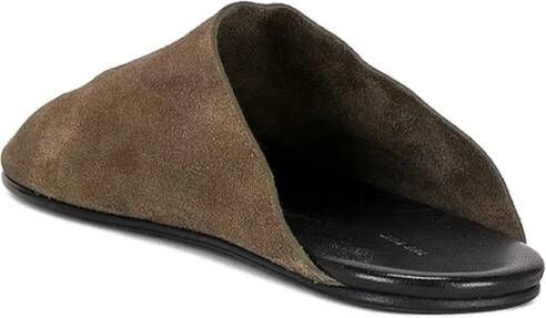 The Row Slippers Brown Dames