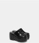 THEMOIRè Heeled Mules Black Dames - Thumbnail 2