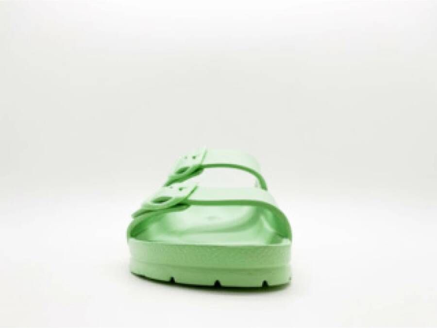 Thies 1856 Groene Ecofoam Sandalen voor Vrouwen