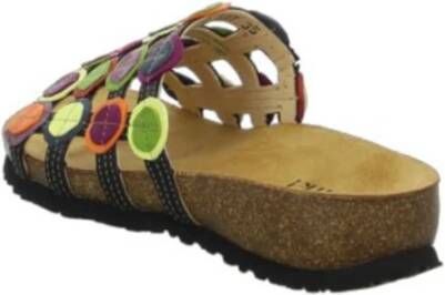 Think! Slippers Julia sleehak zomerschoen pantoffel in cool retrodesign - Foto 4
