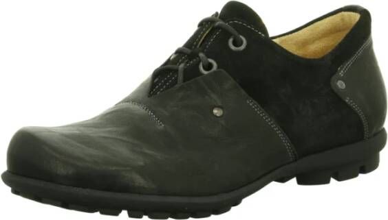 Think! Zwarte Veterschoenen Black Heren