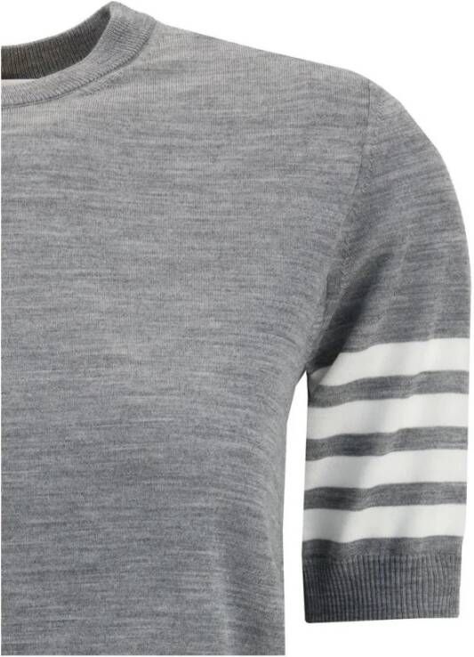 Thom Browne Gebreid T-Shirt met Ribboord