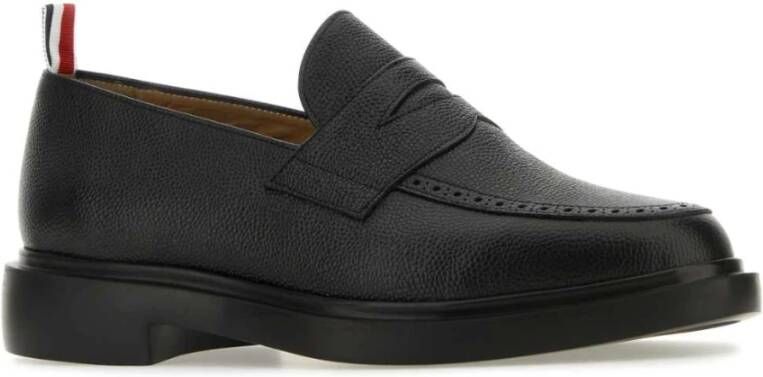 Thom Browne Klassieke zwarte leren loafers