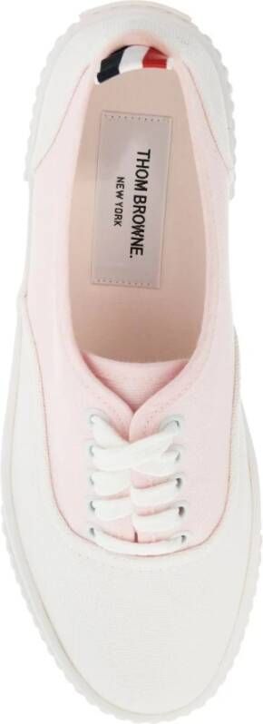 Thom Browne Kleur-geblokkeerde Funmix Heritage Sneakers White Dames