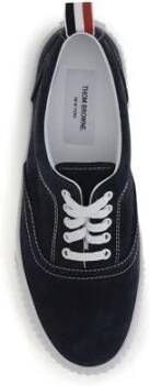 Thom Browne Leren Sneakers met Tri-Color Lussen