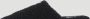 Thom Browne Shearling Slippers met Logo Tab Black Heren - Thumbnail 4