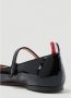 Thom Browne Puntige Thom John Ballerina Flats Zwart Dames - Thumbnail 3