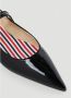 Thom Browne Puntige Thom John Ballerina Flats Zwart Dames - Thumbnail 4