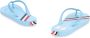 Thom Browne Rubber teenslippers Tricolor Detail Blue Heren - Thumbnail 3