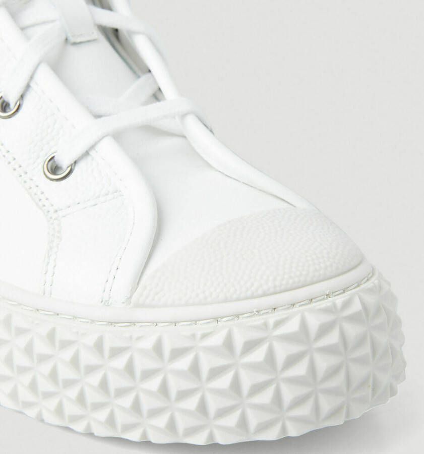 Thom Browne Collegiate High Top Sneakers Wit Dames