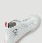 Thom Browne Collegiate high top on tartan tread sole in vitello calf leather Wit Heren - Thumbnail 5