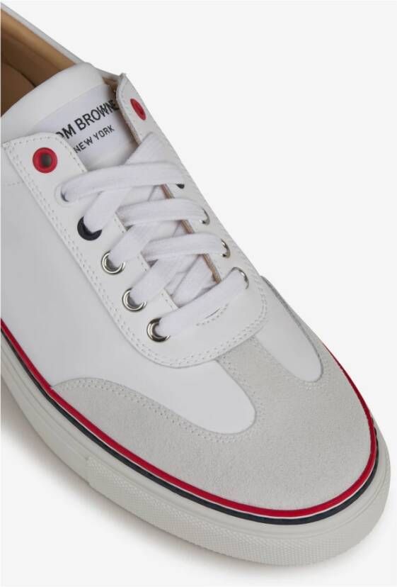 Thom Browne Tricolor lederen sneakers Wit Heren