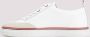 Thom Browne Witte Leren Sneaker Trainer White Heren - Thumbnail 2