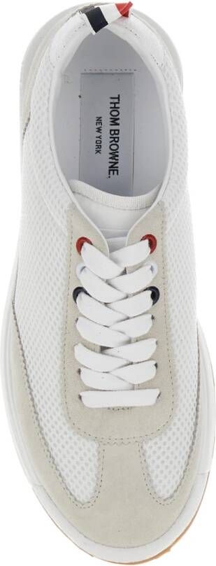 Thom Browne Witte Tech Runner Sneakers Nylon Zool White Dames