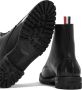 Thom Browne Zwarte Enkellaarzen Premium Leer Rubber - Thumbnail 2