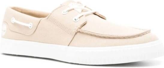 Timberland Beige Platte Mocassin Schoenen