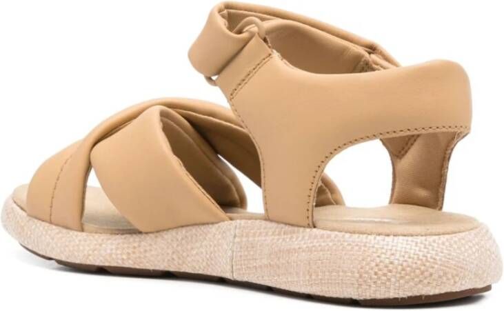 Timberland Beige Sandalen met Enkelband