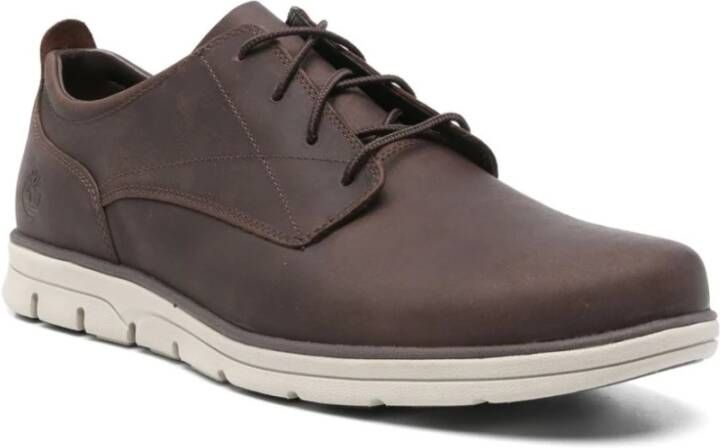 Timberland Beige Sneakers met Vetersluiting
