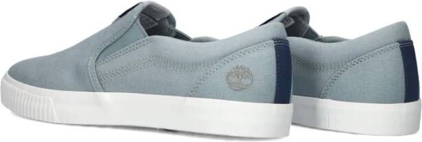 Timberland Blauwe Canvas Slip On Sneakers