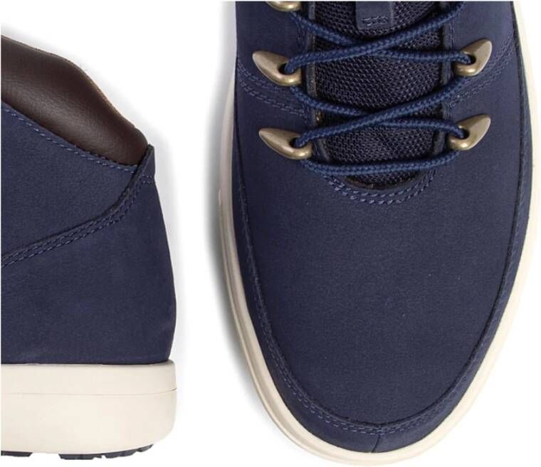 Timberland Blauwe Casual Nubuck Herenlaars Blue Heren