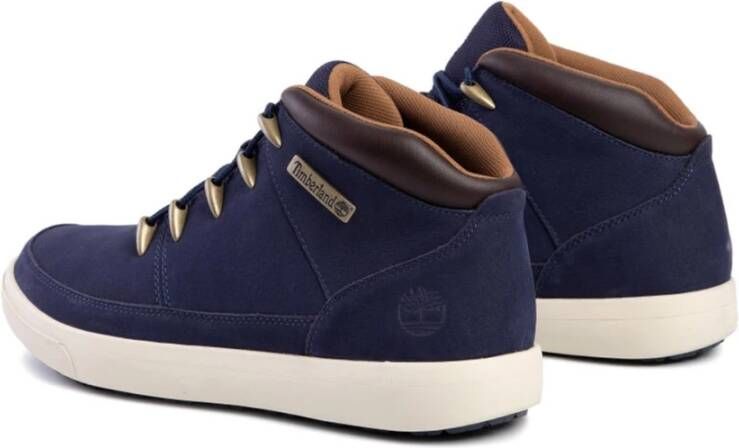 Timberland Blauwe Casual Nubuck Herenlaars Blue Heren