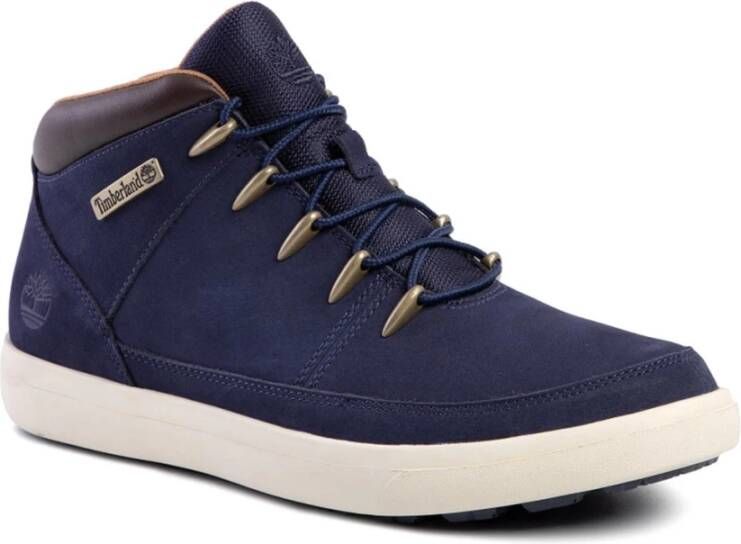 Timberland Blauwe Casual Nubuck Herenlaars Blue Heren