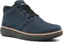 Timberland Blauwe leren enkellaarsjes met veters Blue Heren - Thumbnail 7