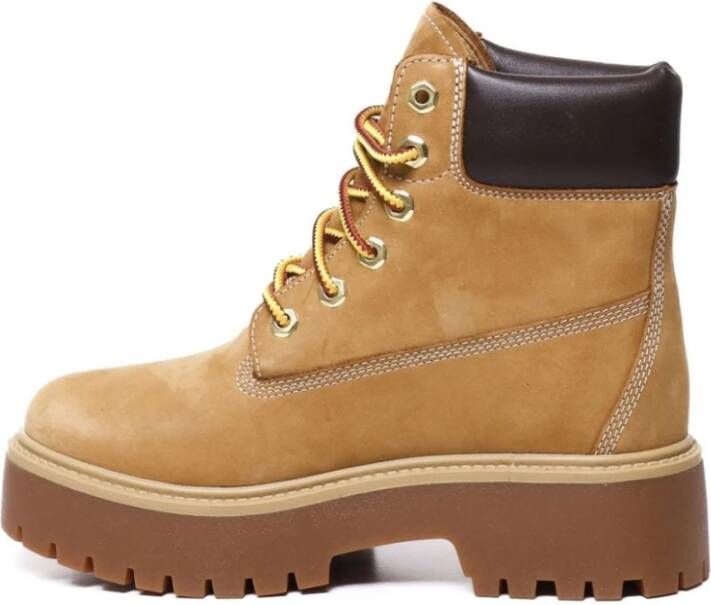 Timberland Bruine Leren Outdoor Laarzen Brown Dames