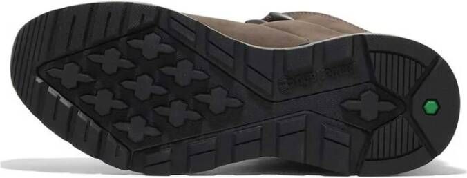 Timberland Bruine Leren Sneaker Sprint Trekker Mid