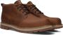 Timberland Bruine leren veterschoenen met middelhoge top Brown Heren - Thumbnail 8