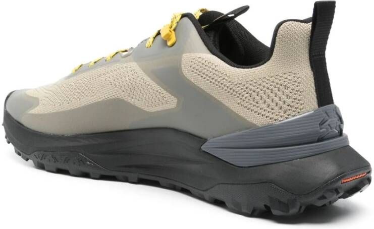 Timberland Bruine Sneakers met Groene Details