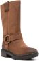 Timberland Hoge Pull Suède Bruine Laarzen Brown Dames - Thumbnail 10