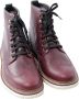 Timberland Burgundy Leren Laarzen Red Heren - Thumbnail 2