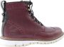 Timberland Burgundy Leren Laarzen Red Heren - Thumbnail 3