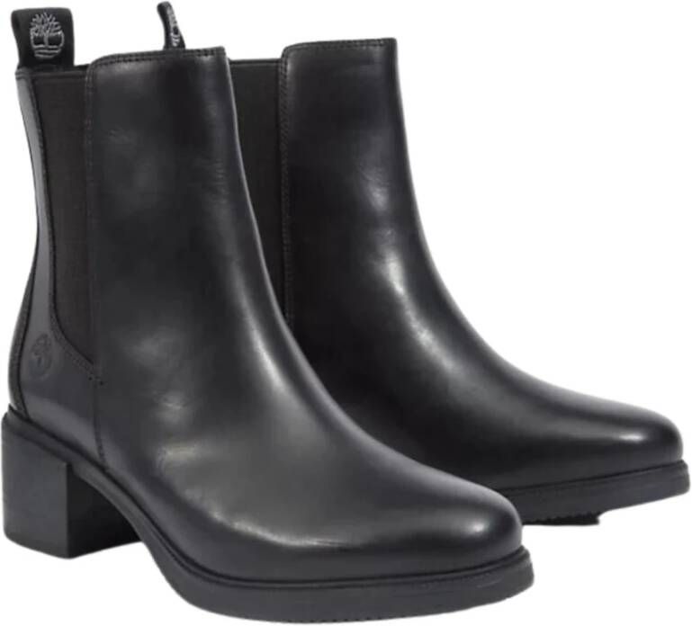 Timberland Chelsea Dalston Leren Enkellaars Black Dames