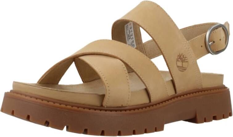 Timberland Flat Sandals Brown Dames