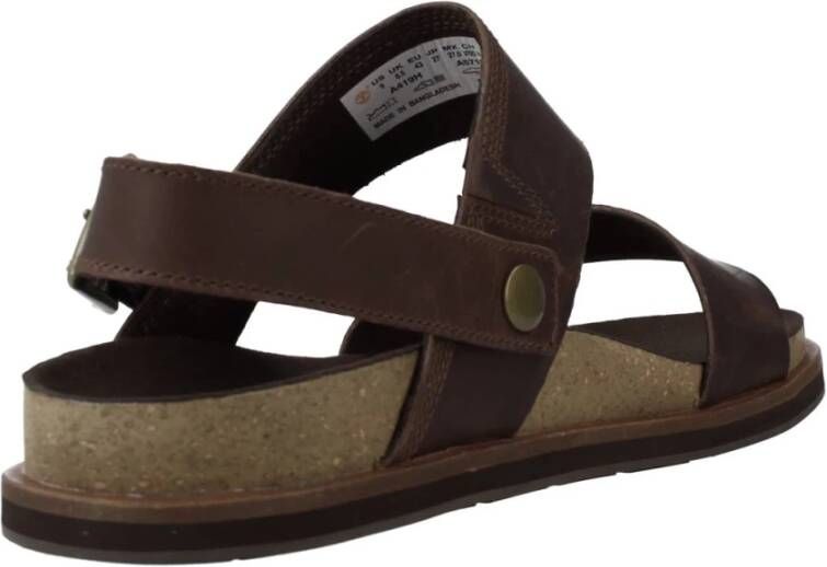 Timberland Heren Platte Sandalen Brown Heren