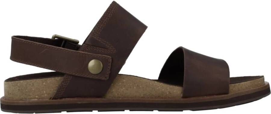 Timberland Heren Platte Sandalen Brown Heren