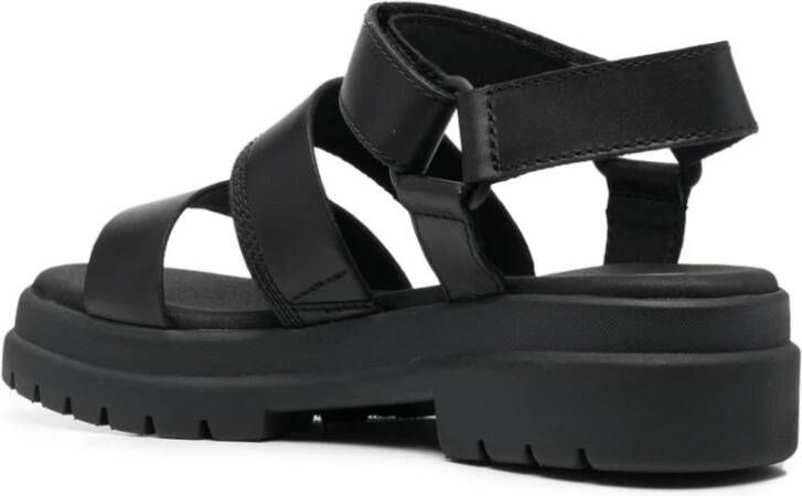 Timberland Flat Sandals Zwart Dames