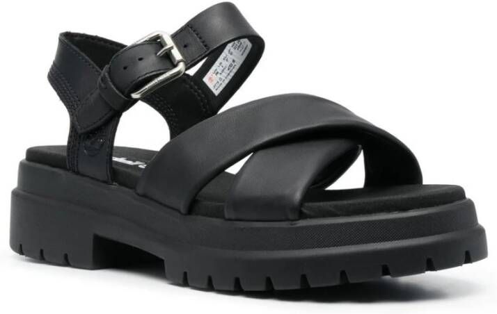 Timberland Flat Sandals Zwart Dames