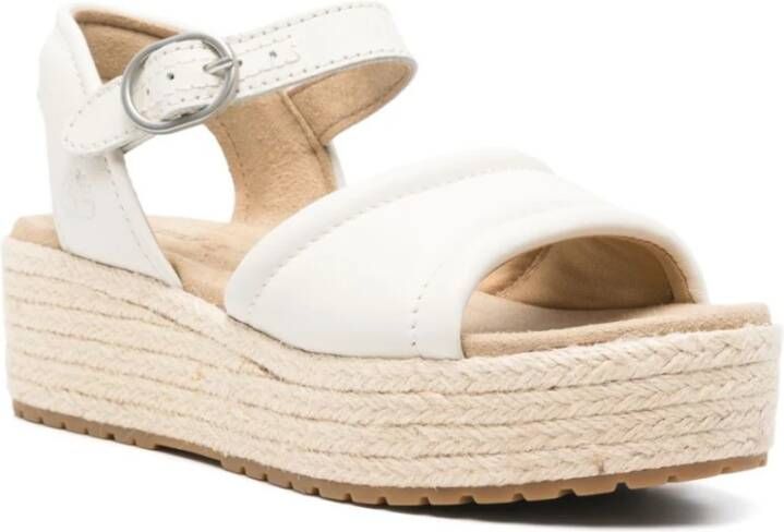 Timberland Gevlochten Raffia Sandalen Beige