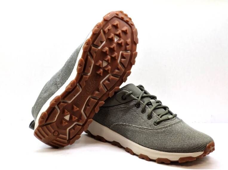 Timberland Groene Canvas Sportieve Sneakers