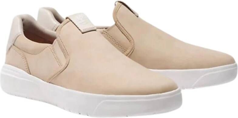 Timberland Heren Slip-On Schoen Seneca Comfort Beige Heren