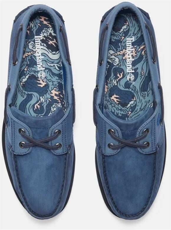 Timberland Klassieke Heren Bootschoen Donkerblauw Leer