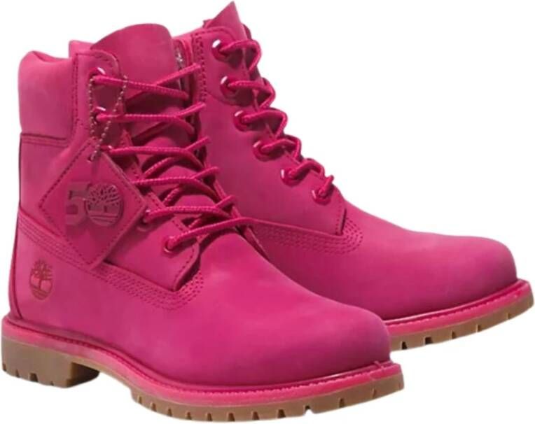 Timberland Lace-up Boots Pink Dames