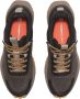Timberland Bruine Sneakers Paneelontwerp Vetersluiting Brown Heren - Thumbnail 4