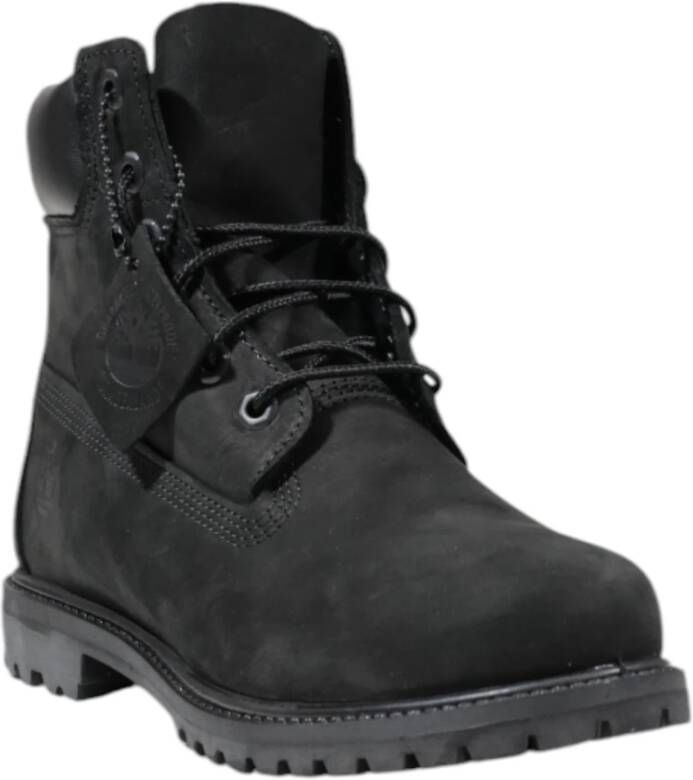 Timberland Leren Dames Anfibi Lente Zomer Collectie Black Dames