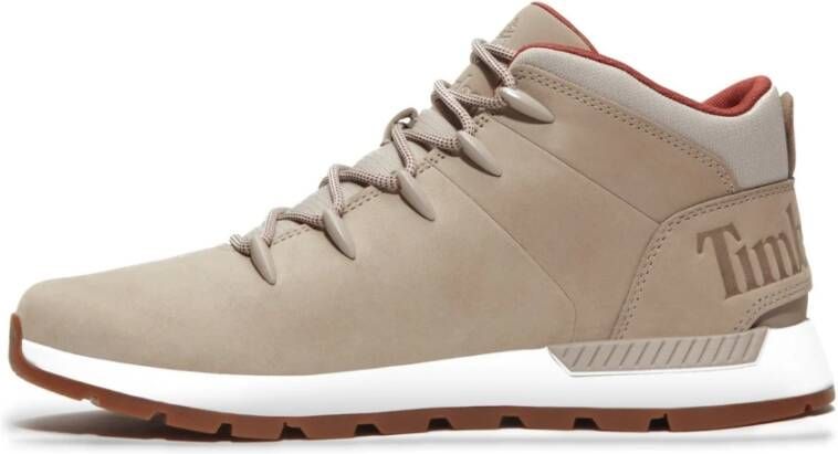 Timberland Lichtbruine leren sneaker Sprint Trekker