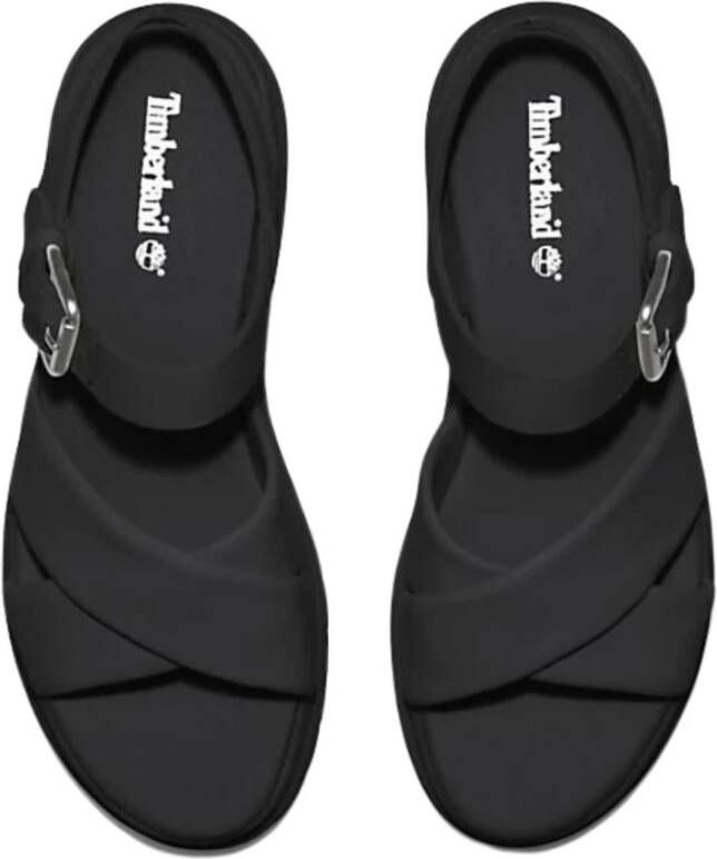 Timberland London Vibe Leren Sandaal Black Dames