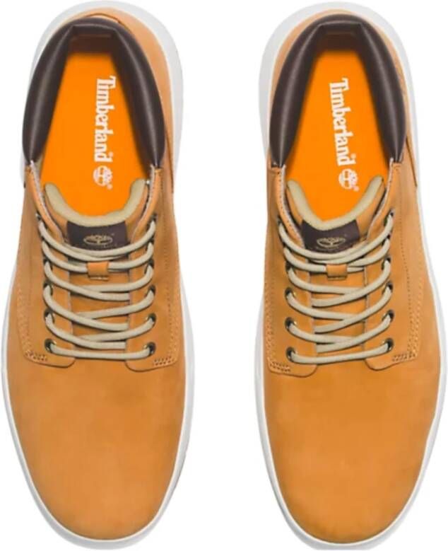 Timberland Moderne Veterschoenen voor Heren met Rubberen Zool Brown Heren